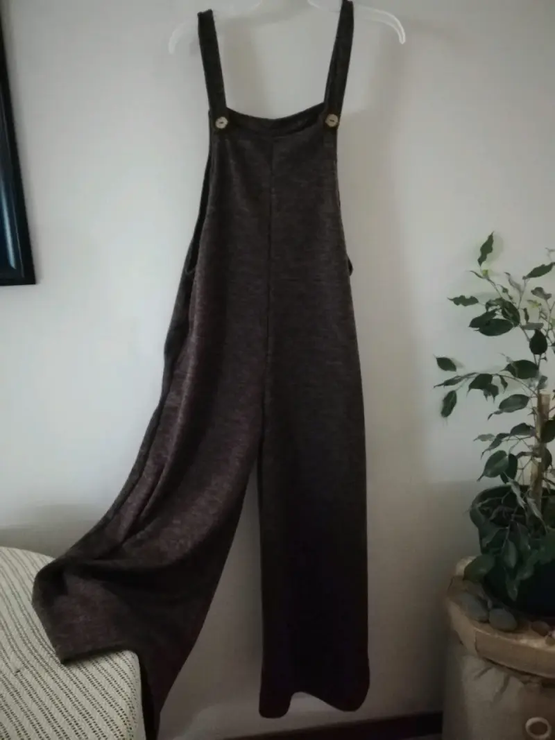 Overall de mujer color marrón oscuro - 4