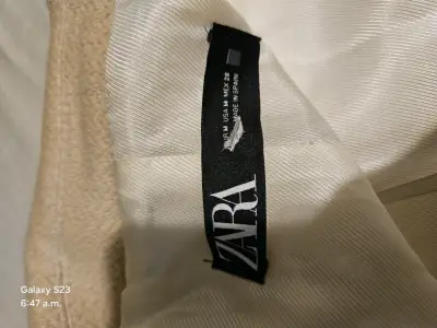 Abrigo largo beige elegante para mujer - miniatura 5