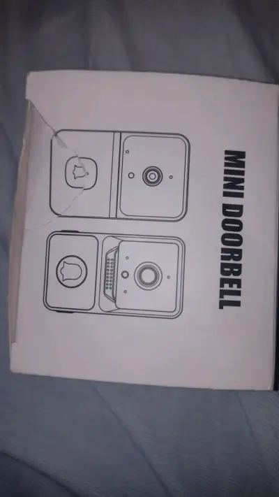 Timbre inalámbrico mini con cámara - miniatura 1