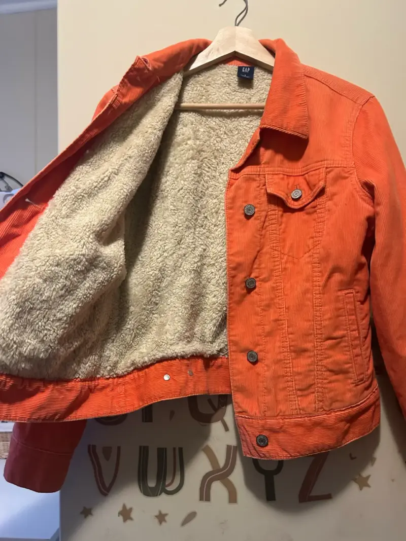 Chaqueta de pana naranja GAP para mujer - 2