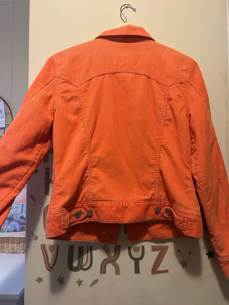 Chaqueta de pana naranja GAP para mujer - 3