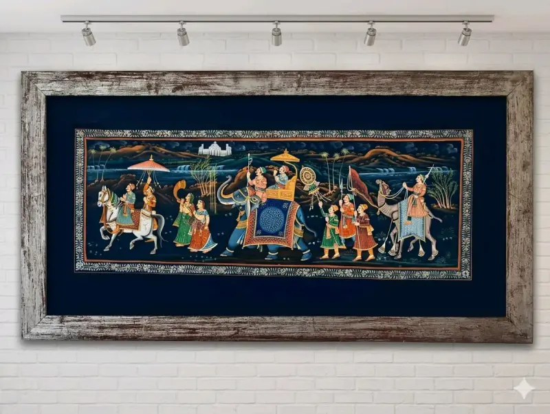 Pintura Miniatura Rajastran de la India