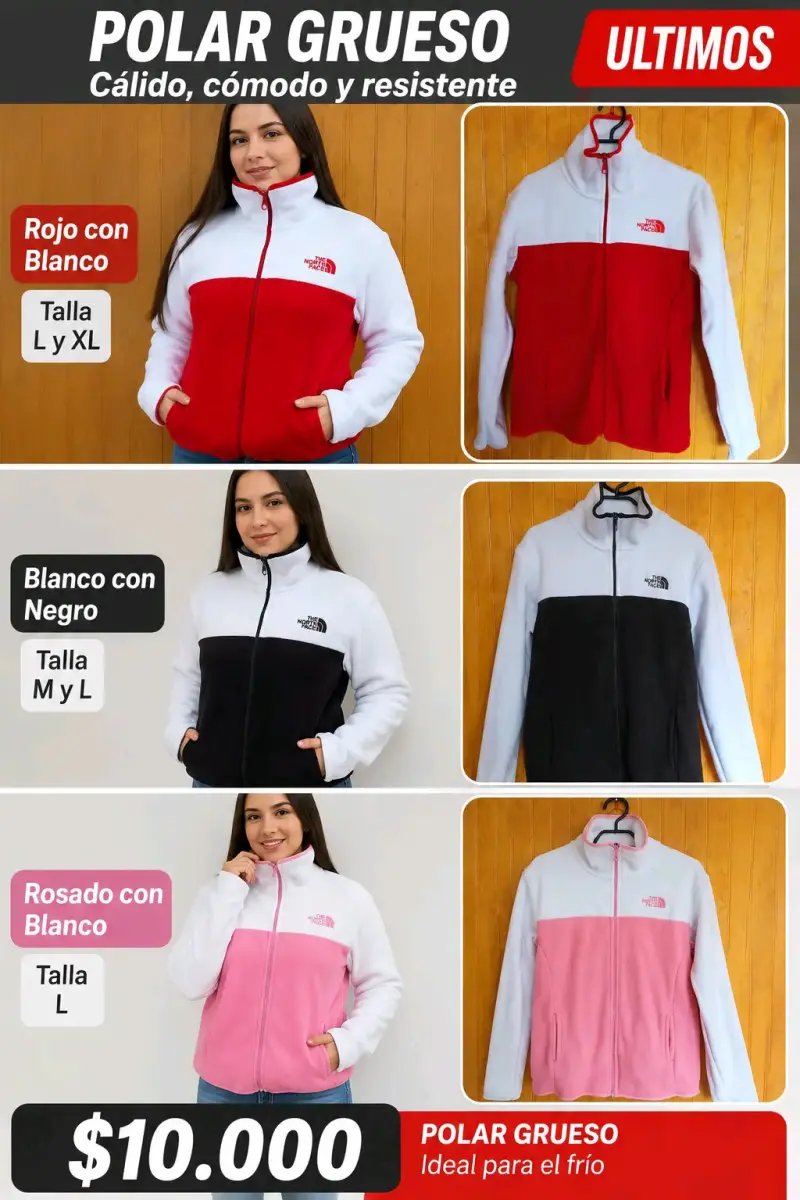 Polar grueso The North Face replica
