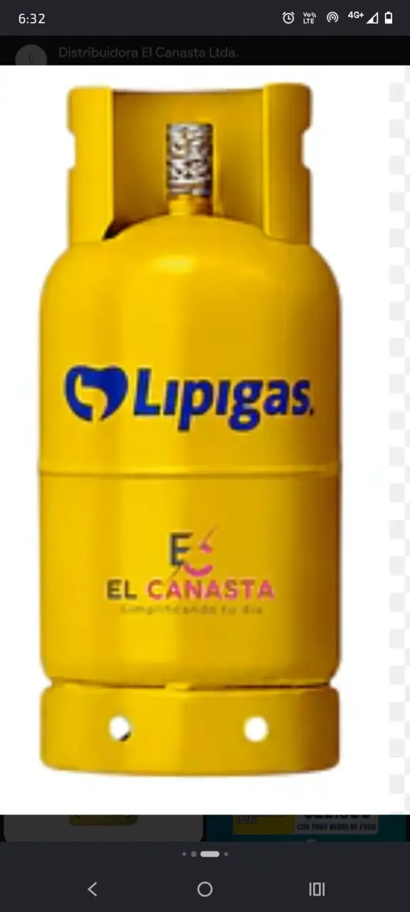 Balón de gas Lipigas5 kg amarillo