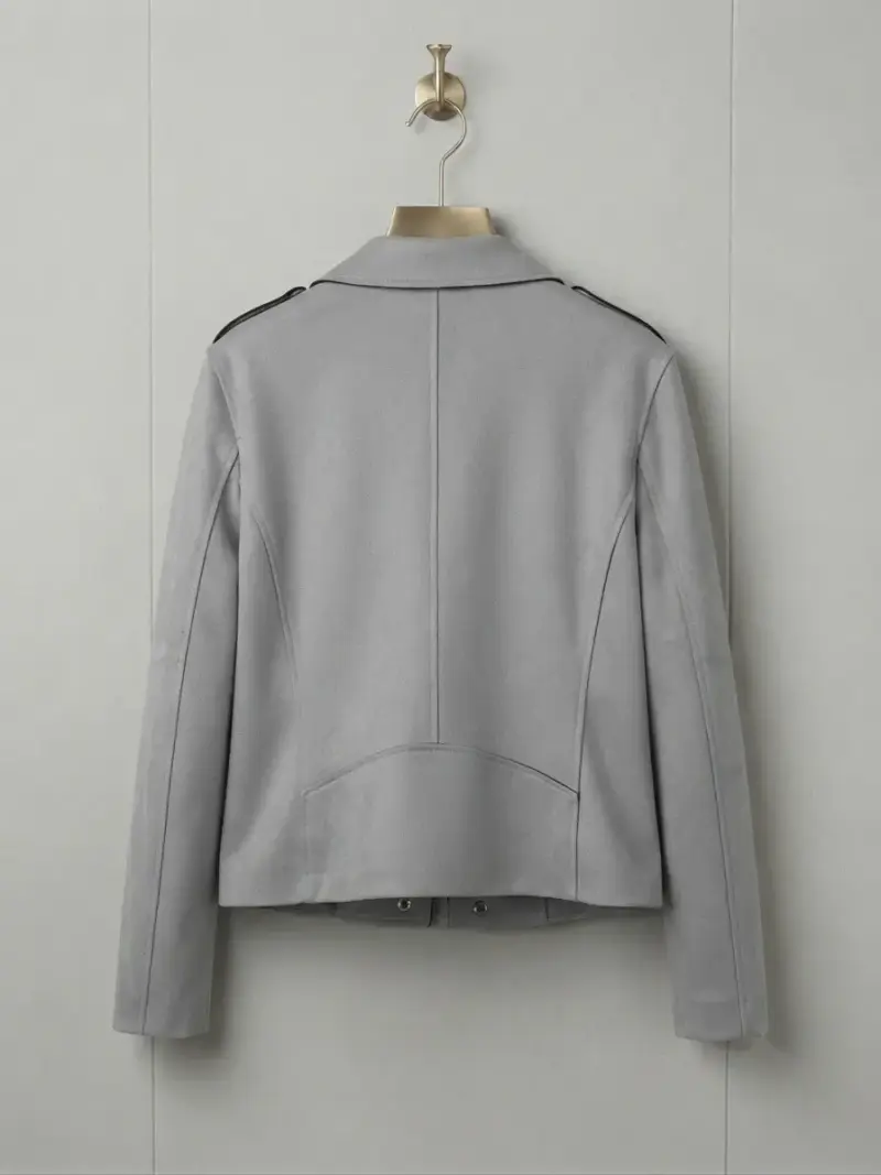 Chaqueta biker gris marca Marquis - 2