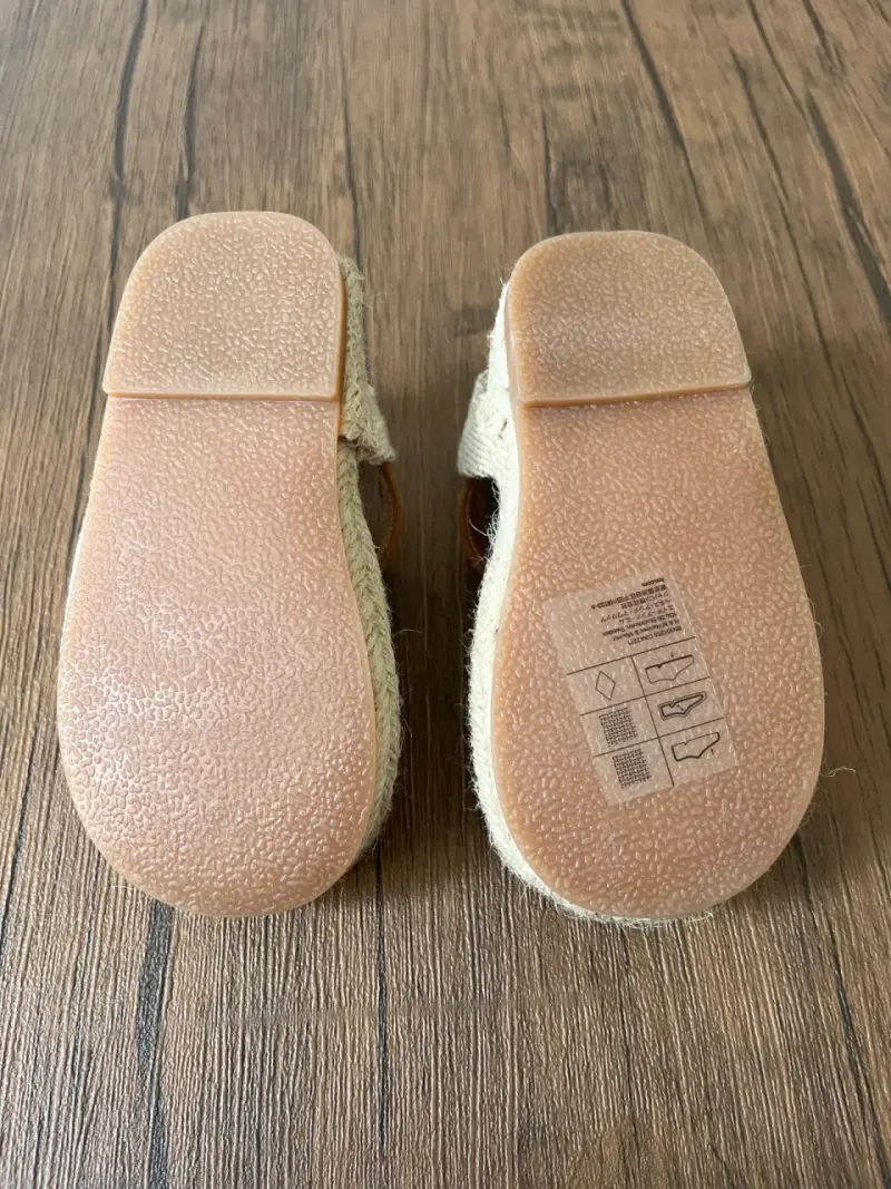 Sandalias de bebé H&M crochet beige - 3