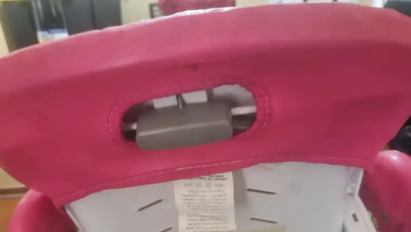 Silla de comer infantil rosada con diseño de animales - 5