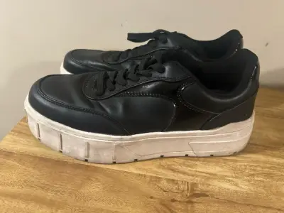 Zapatillas negras bamers - miniatura 3