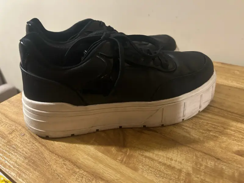 Zapatillas negras bamers - 4