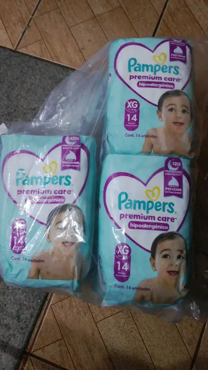 Pañales Pampers Premium Care XG 14 unidades