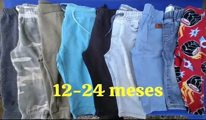 Lote de pantalones para bebé 12-24 meses
