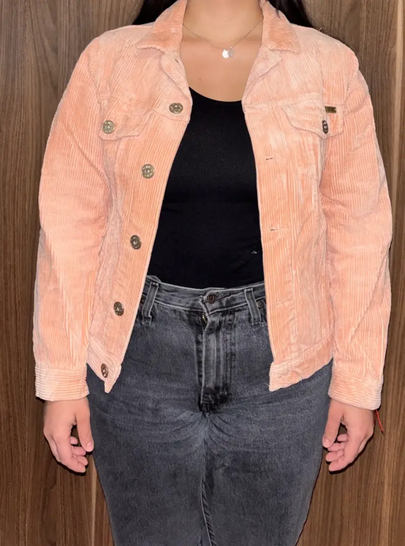 Chaqueta de Cotele rosa MUV talla S - 1