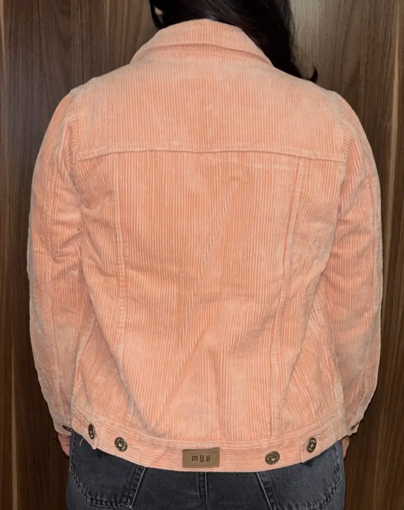 Chaqueta de Cotele rosa MUV talla S - 3
