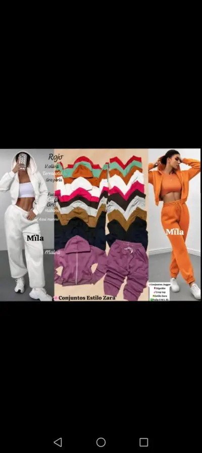 Conjunto deportivo unisex Mila oversize - miniatura 2