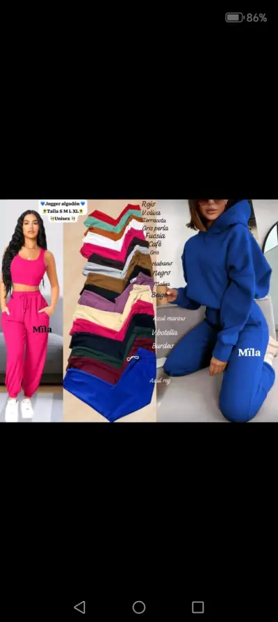 Conjunto deportivo unisex Mila oversize - miniatura 3