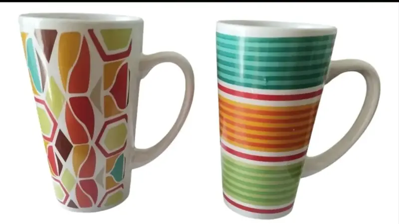 Set de tazas de cerámica coloridas - 3