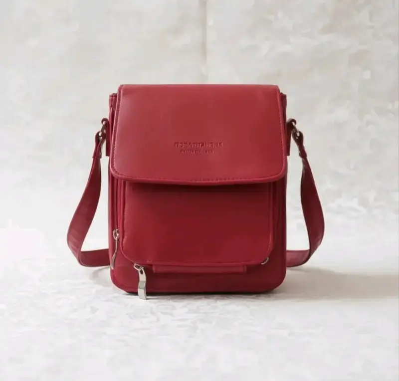 Carteras beige y Roja elegante para mujer - 1
