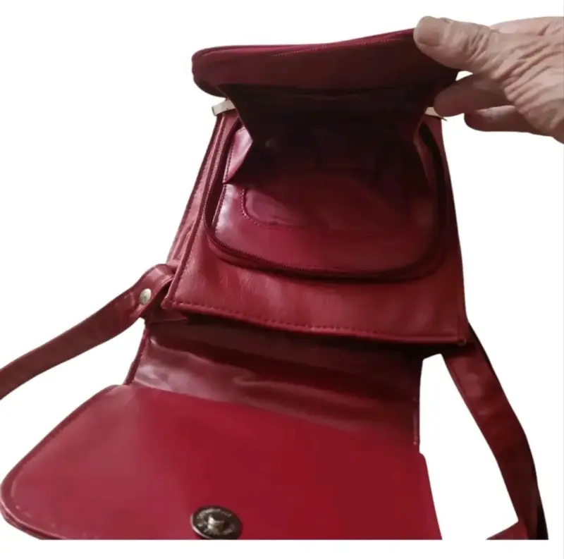 Carteras beige y Roja elegante para mujer - 2