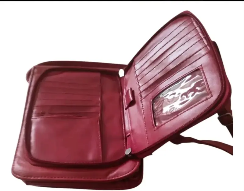 Carteras beige y Roja elegante para mujer - 4