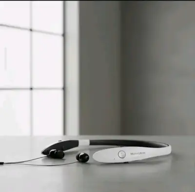 Auriculares Bluetooth inalámbricos blancos - miniatura 3