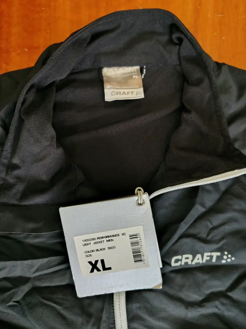 Chaqueta ligera Craft negra para hombre XL - 1