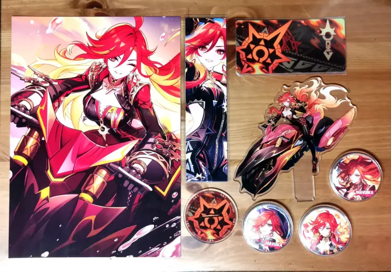 Set de Productos de Mavuika de Genshin Impact