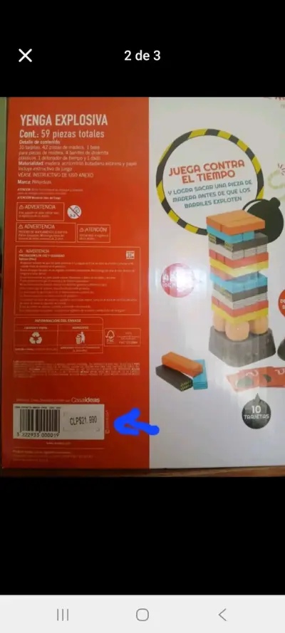 Juego de bloques Yenga Explosiva - miniatura 3