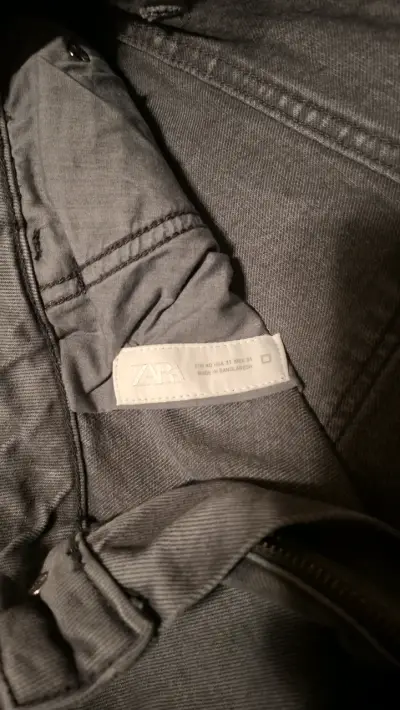 Shorts de mezclilla gris con bolsillos grandes - miniatura 4