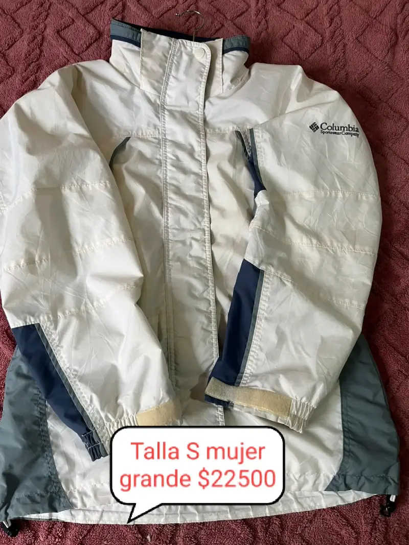 Chaqueta Columbia impermeable mujer talla S