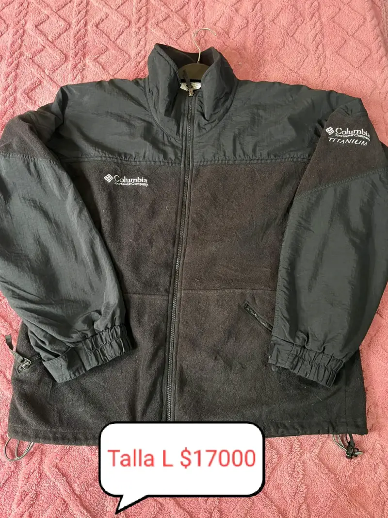 Chaqueta Columbia Titanium negra talla L