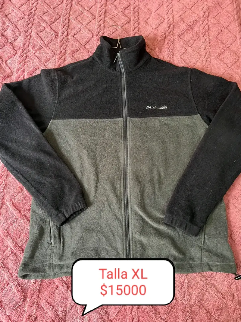 Chaqueta polar Columbia bicolor talla XL