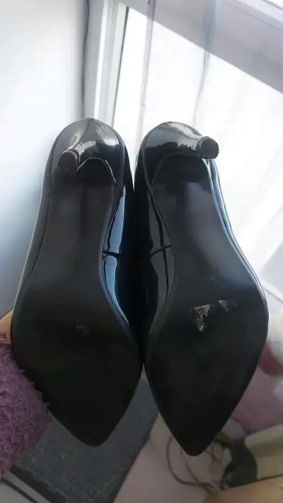 Zapatos de tacón negro Marquis elegantes - miniatura 2