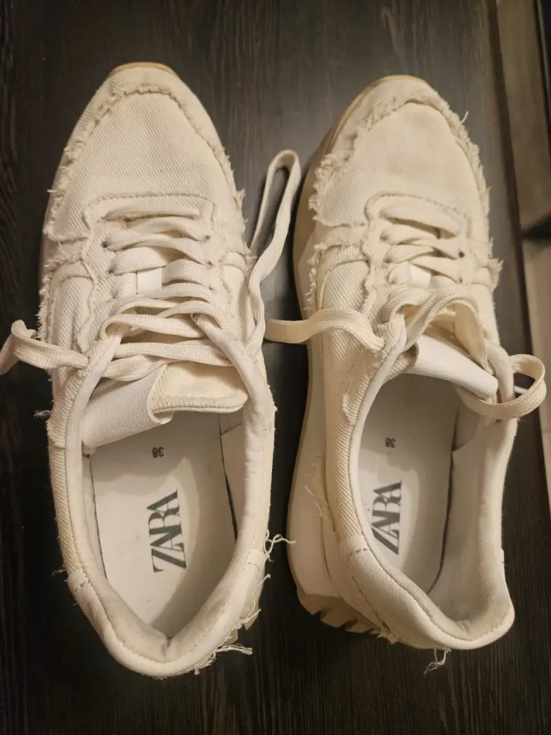 Zapatillas beige Zara numero 38 - 2