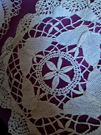 Set de tapetes tejidos a crochet - miniatura 4