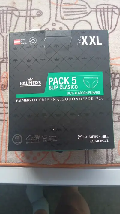 Pack 5 slips clásicos Palmers algodón XXL - miniatura 2