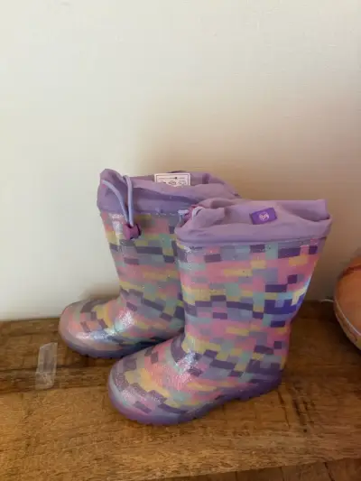 Botas de lluvia niña talla 28 - miniatura 1