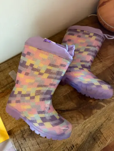 Botas de lluvia niña talla 28 - miniatura 2