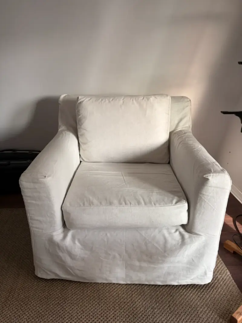 Sillón Area Design individual lino mandado a hacer - 2