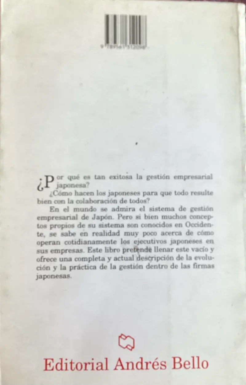 Libro La Gestión Empresarial Japonesa - 2
