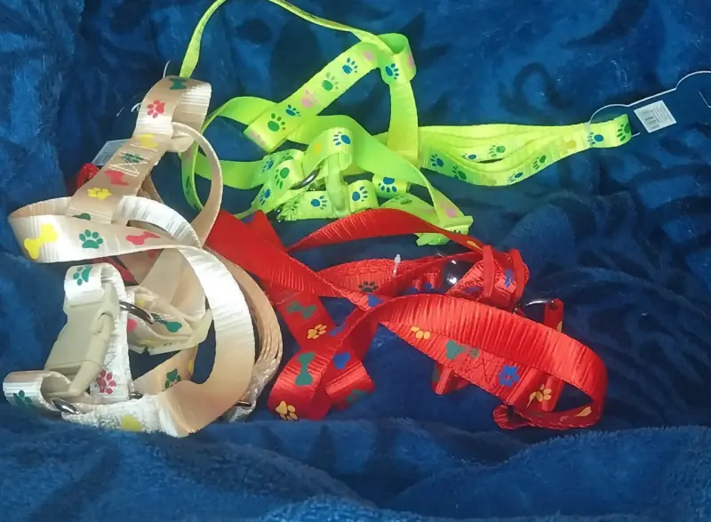 Arnés para perros con diseño de huellas