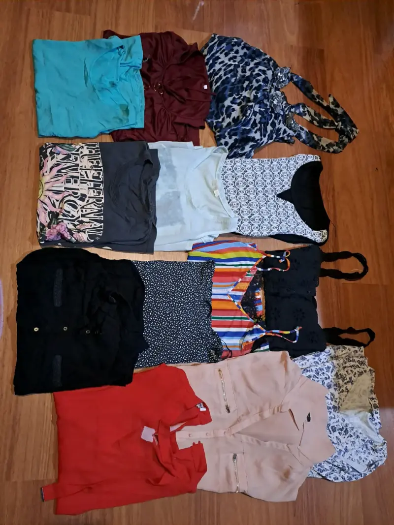Lote de blusas y tops variados para mujer