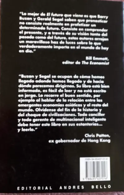 Libro 'El futuro que viene' de Barry Buzan - miniatura 2