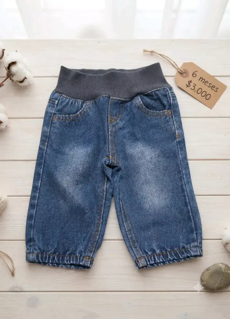 Pantalones de mezclilla para bebé 6 meses