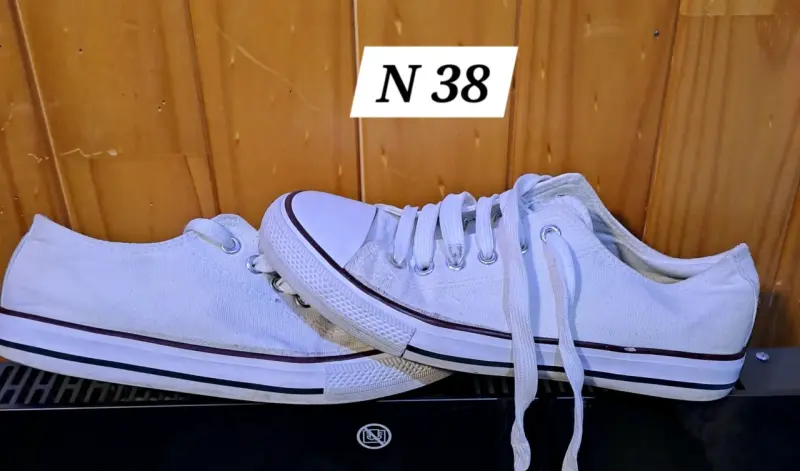 Zapatillas blancas casuales talla 38