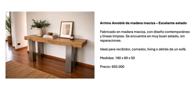 Venta de muebles de calidad - 6