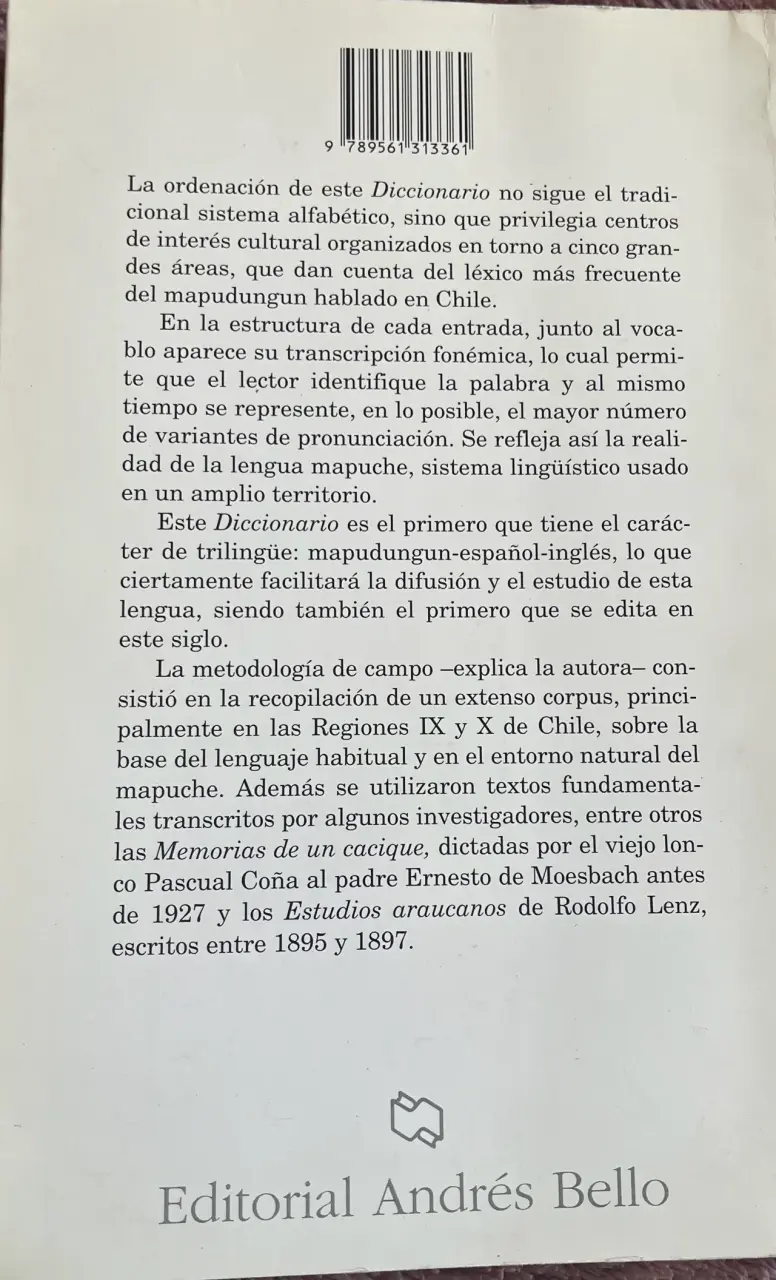 Diccionario lingüístico-etnográfico de la lengua mapuche - 2