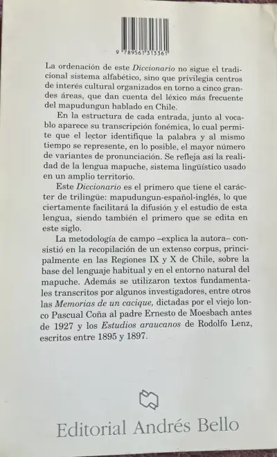 Diccionario lingüístico-etnográfico de la lengua mapuche - miniatura 2