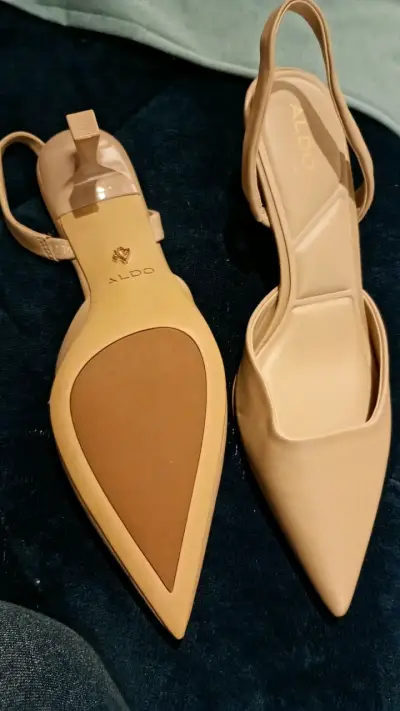 Zapatos de tacón beige Aldo elegantes - miniatura 2