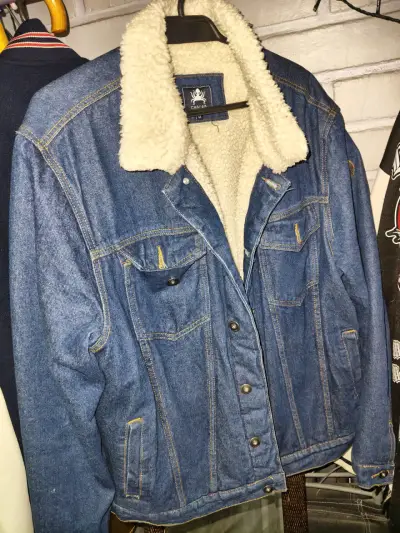 Chaqueta de mezclilla con forro de lana Cascais - miniatura 2