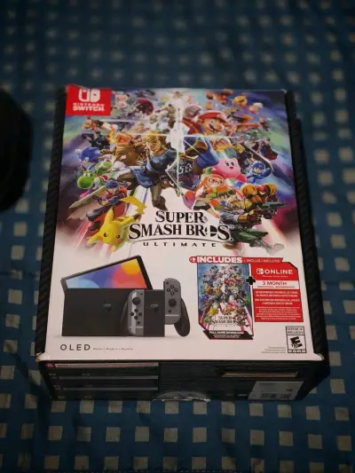 Nintendo Switch OLED con Super Smash Bros Ultimate - miniatura 1